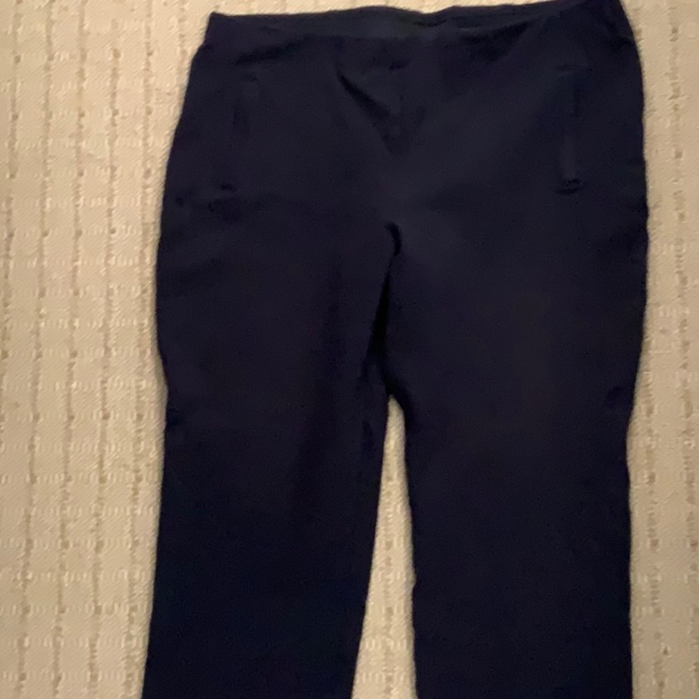 Chic Navy Blue Trousers